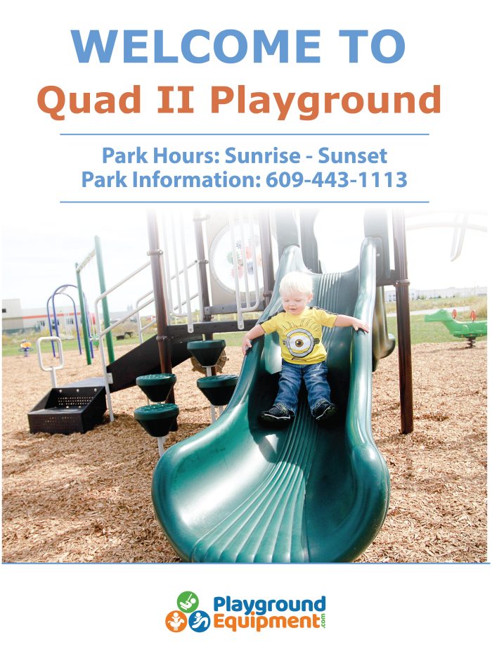 2-Sided Playground Safety Rules and Welcome Sign - Image 24
