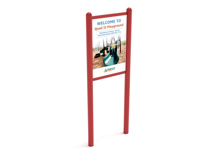 2-Sided Playground Safety Rules and Welcome Sign - Image 22