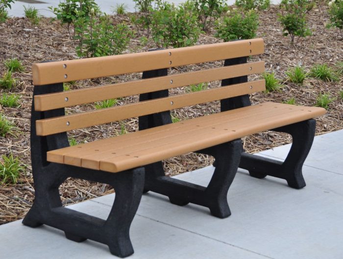 Recycled Plastic Brooklyn Bench