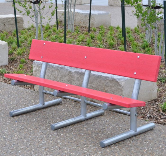 Recycled Plastic Madison Bench - Image 3
