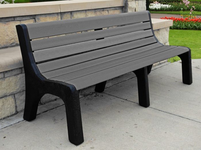 Recycled Plastic Newport Bench - Image 2