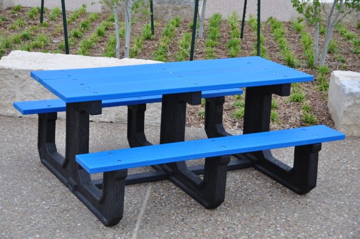 Recycled Plastic Park Place Picnic Table - Image 2