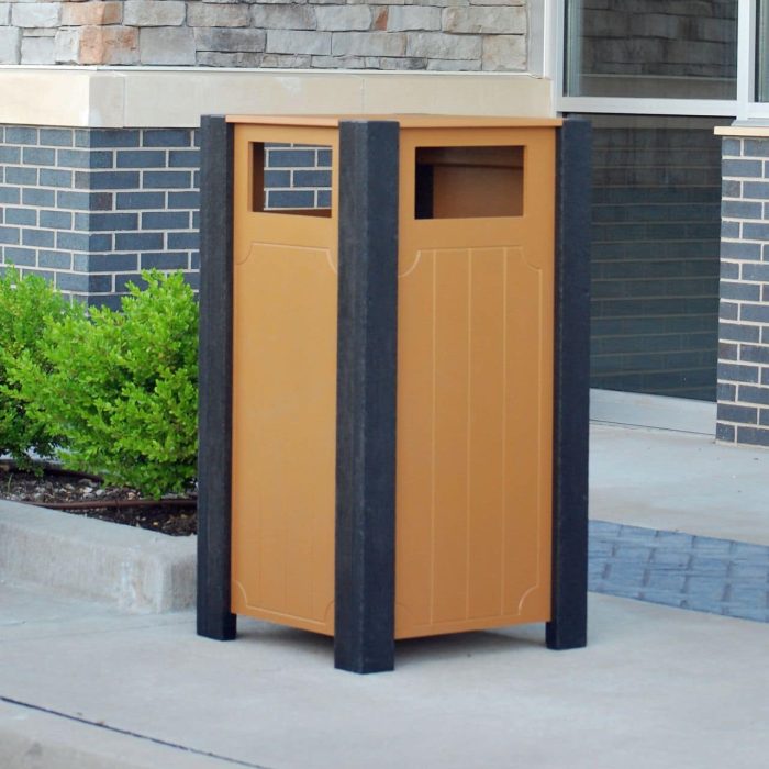 Recycled Plastic Ridgeview Receptacle