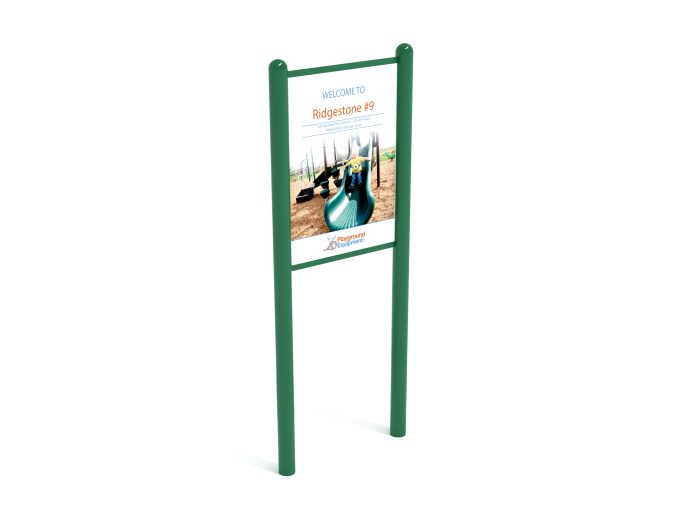 2-Sided Playground Safety Rules and Welcome Sign - Image 145