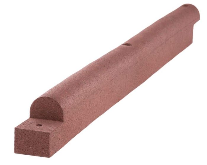 Rubber Curb 4 Foot with Spikes