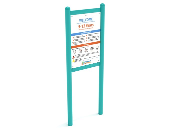 2-Sided Playground Safety Rules and Welcome Sign - Image 147