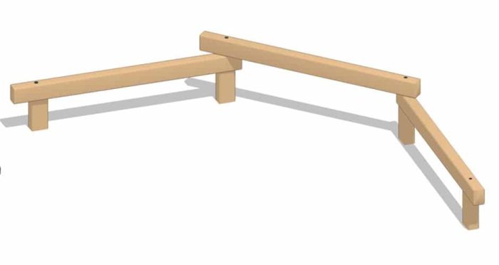 Set of Three Balance Beams