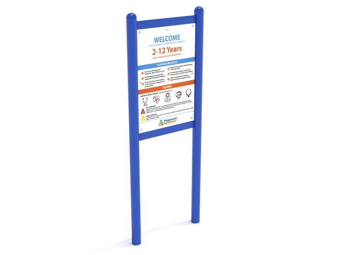 2-Sided Playground Safety Rules and Welcome Sign - Image 160