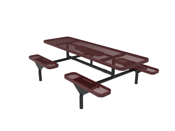 Standard Metal Bonded Picnic Table - Image 2