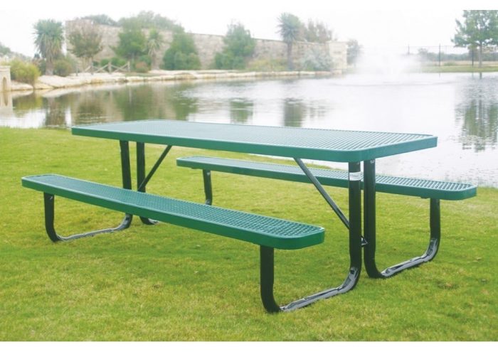 Standard Metal Portable Picnic Table - Image 2