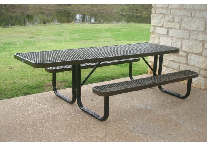 Standard Metal Portable Picnic Table - Image 3