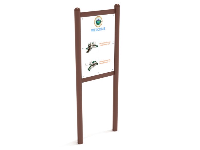 2-Sided Playground Safety Rules and Welcome Sign - Image 168