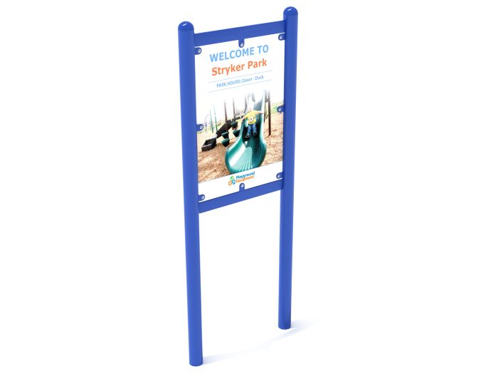 2-Sided Playground Safety Rules and Welcome Sign - Image 172