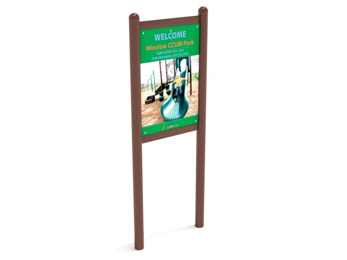 2-Sided Playground Safety Rules and Welcome Sign - Image 177