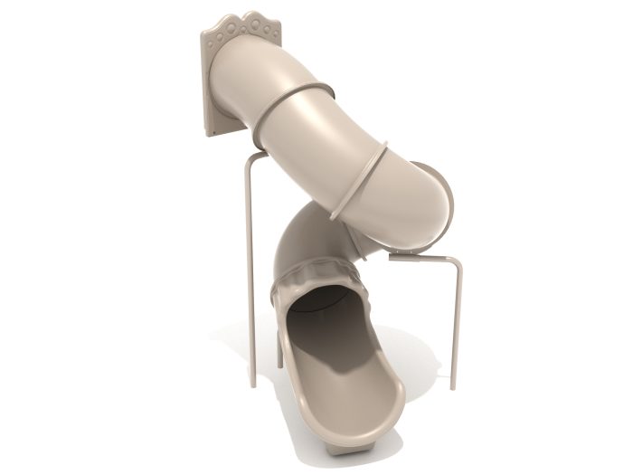 9 Foot Spiral Tube Slide Component - Slide and Supports - Image 2