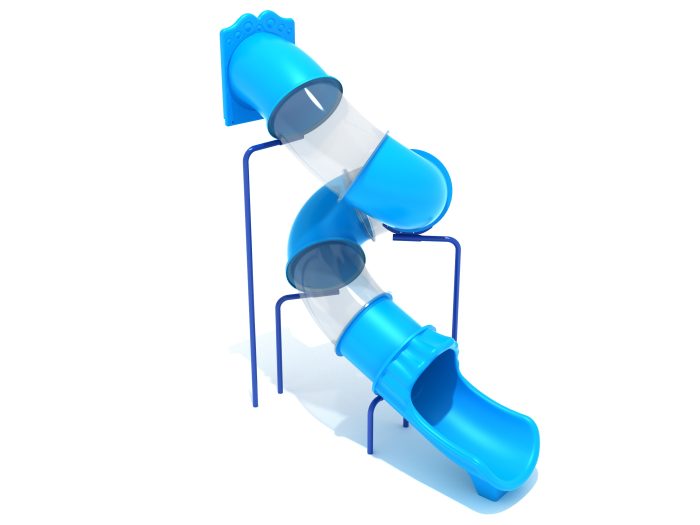 11 Foot Spiral Tube Slide Component - Slide and Supports - Image 5
