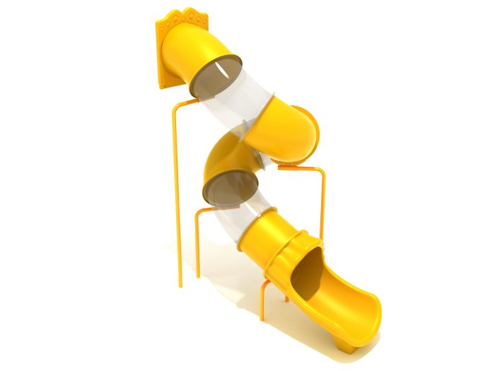 11 Foot Spiral Tube Slide Component - Slide and Supports - Image 7