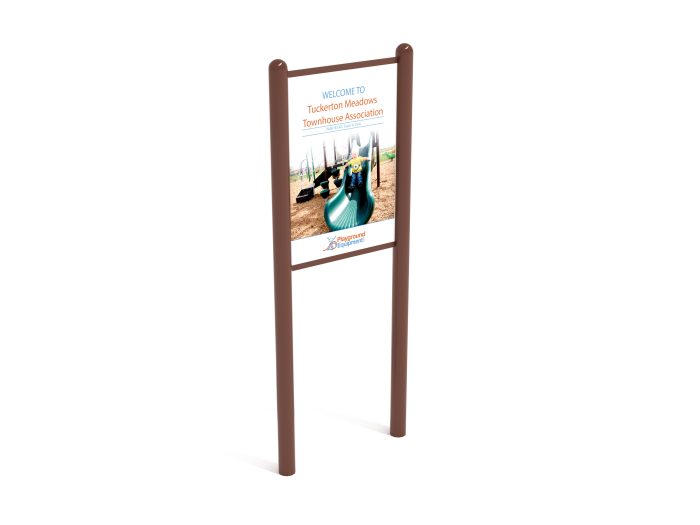 2-Sided Playground Safety Rules and Welcome Sign - Image 180