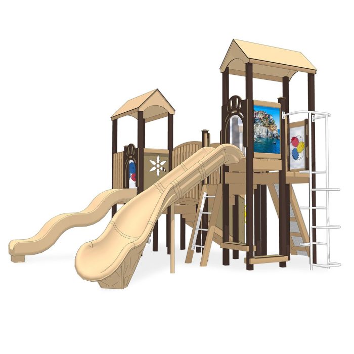 Tuscany Village Recycled Play Structure - Image 2