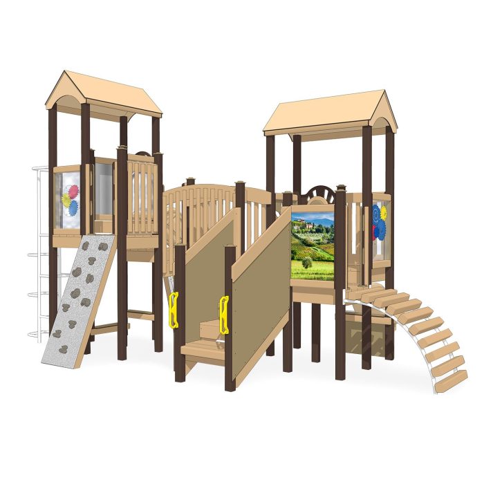 Tuscany Village Recycled Play Structure - Image 3
