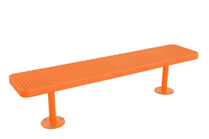 Champion Supreme Bench W/o Back | Surface Mount | Expanded Metal