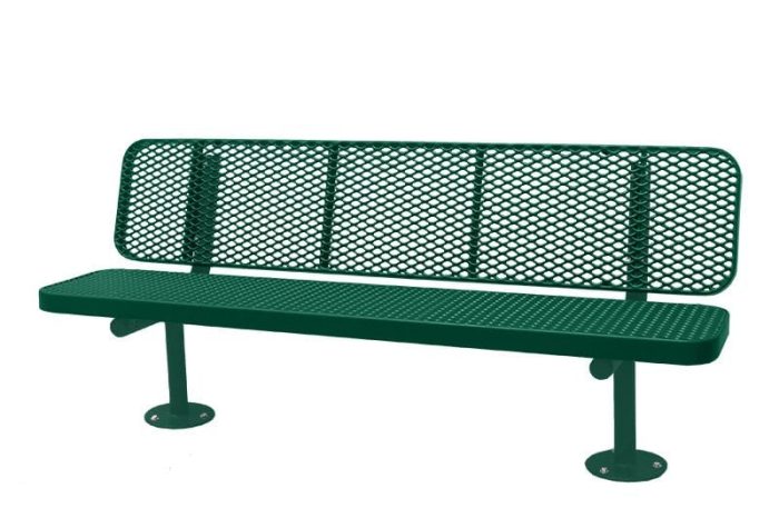 Champion Supreme Custom Bench – Surface Mount – Perforated Steel