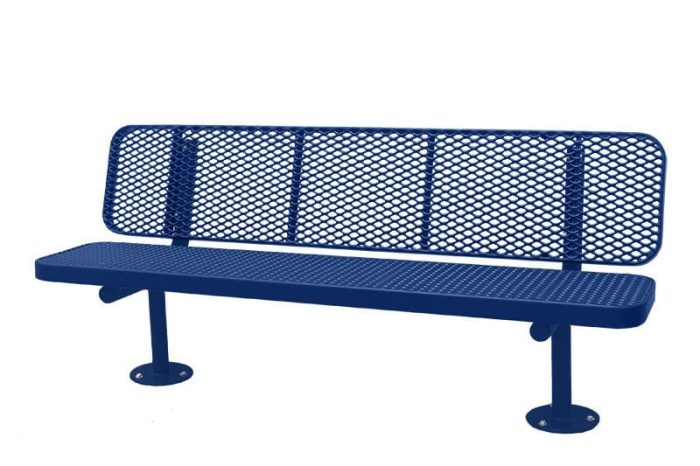 Champion Supreme Bench With Backrest – Surface Mount