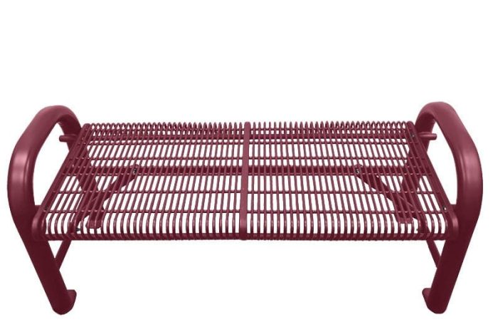 Grand Contour Bench without back-4 ft