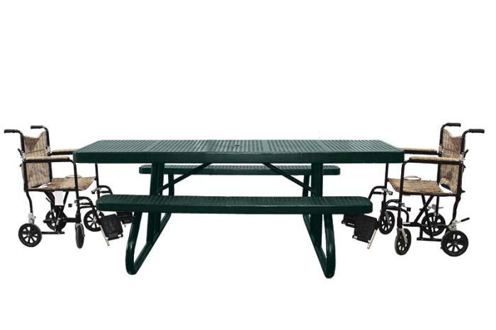 Champion Accessible Table – Expanded Metal - Image 2