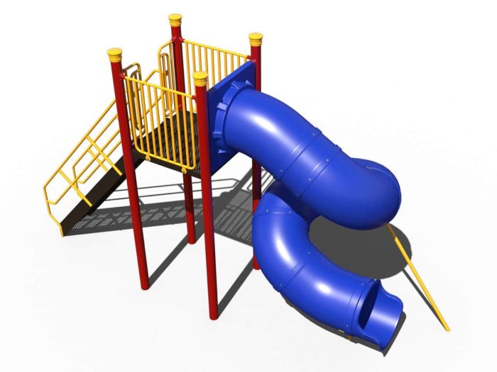8 Foot Spiral Tube Slide