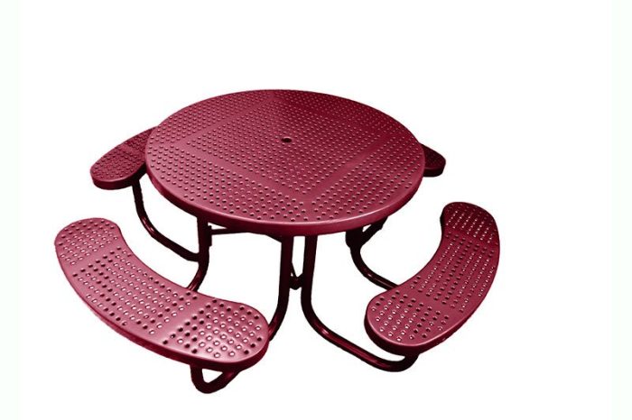 Champion Round Picnic Table Direct Bury - Image 2