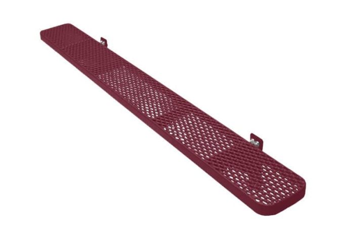 Champion Supreme Bench without Back – Wall Mount – Expanded Metal