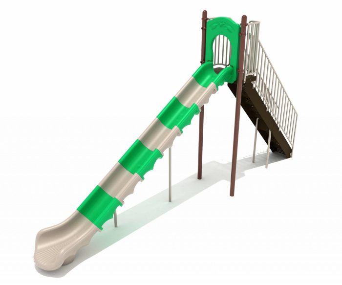 8-foot Straight Sectional Free Standing Slide