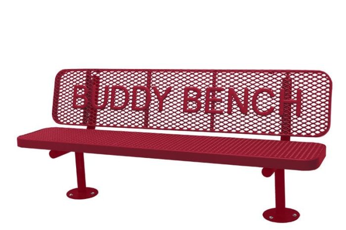 Champion Supreme Buddy Bench – Surface Mount