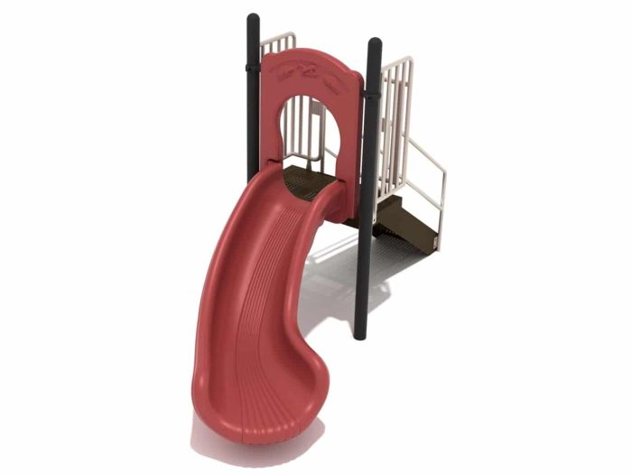 Left Turn Free Standing Slide (2 Deck Heights) - Image 2